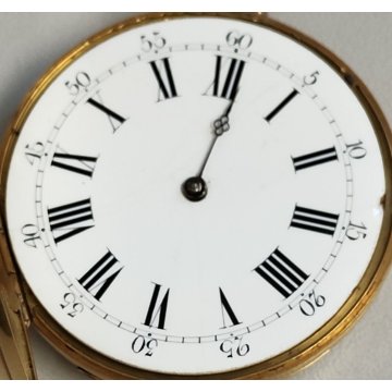 ANTICO OROLOGIO TASCA Junod Freres ORO 18k EPOCA 1800 taschino OLD POCKET WATCH