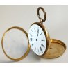ANTICO OROLOGIO TASCA Junod Freres ORO 18k EPOCA 1800 taschino OLD POCKET WATCH
