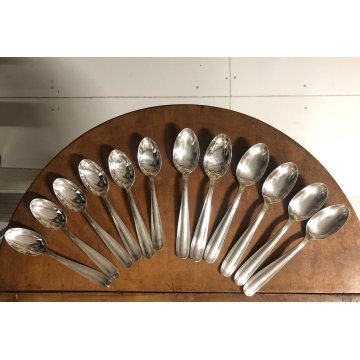 SERVIZIO POSATE TAVOLA VINTAGE 153 pz Sambonet Acciaio INOXILVER ART DECO'  '30