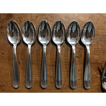 SERVIZIO POSATE TAVOLA VINTAGE 153 pz Sambonet Acciaio INOXILVER ART DECO'  '30