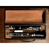 ANTICO Clarinetto LEGNO Buffet a Paris CUSTODIA STRUMENTO MUSICALE VINTAGE '900