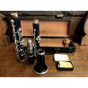 ANTICO Clarinetto LEGNO Buffet a Paris CUSTODIA STRUMENTO MUSICALE VINTAGE '900