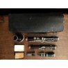 ANTICO Clarinetto LEGNO Buffet a Paris CUSTODIA STRUMENTO MUSICALE VINTAGE '900