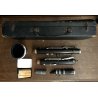 ANTICO Clarinetto LEGNO Buffet a Paris CUSTODIA STRUMENTO MUSICALE VINTAGE '900