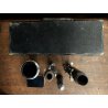 ANTICO Clarinetto LEGNO Buffet a Paris CUSTODIA STRUMENTO MUSICALE VINTAGE '900