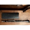 ANTICO Clarinetto LEGNO Buffet a Paris CUSTODIA STRUMENTO MUSICALE VINTAGE '900