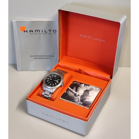 HAMILTON Khaki Mechanical H695190 OROLOGIO POLSO 2006 VINTAGE WRIST WATCH BOX