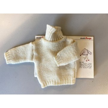ORIGINALE MAGLIONE BIANCO Furga ALTA MODA 3 ESSE S Mod. 8650 ABITO ACCESSORIO
