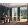 ANTICO QUADRO DIPINTO OLIO TELA F. Svendsen INTERIOR SCENES INTERNO PIANOFORTE