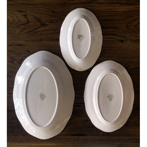 Set piatti decoro rosa - Ceramica Massimino