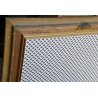 QUADRO ANTICO VENTAGLIO MADREPERLA PIUME DI STRUZZO '900 OLD HAND FAN EVENTAIL