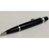 RARA Montblanc BOHEME Noir et Noir PENNA SFERA BLACK STONE Ballpoint Pen VINTAGE