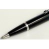 RARA Montblanc BOHEME Noir et Noir PENNA SFERA BLACK STONE Ballpoint Pen VINTAGE