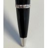 RARA Montblanc BOHEME Noir et Noir PENNA SFERA BLACK STONE Ballpoint Pen VINTAGE