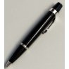 RARA Montblanc BOHEME Noir et Noir PENNA SFERA BLACK STONE Ballpoint Pen VINTAGE