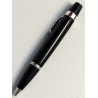 RARA Montblanc BOHEME Noir et Noir PENNA SFERA BLACK STONE Ballpoint Pen VINTAGE