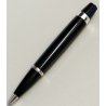 RARA Montblanc BOHEME Noir et Noir PENNA SFERA BLACK STONE Ballpoint Pen VINTAGE