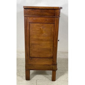 ANTICO COMODINO CAPPUCCINO 1800 LEGNO NOCE MASSELLO CAMERA LETTO SALOTTO ARMADIO