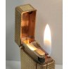 St Dupont ACCENDINO TASCA DORATO Paris France GOLDEN LIGHTER Briquet Plaque Or