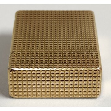 St Dupont ACCENDINO TASCA DORATO Paris France GOLDEN LIGHTER Briquet Plaque Or