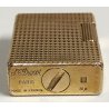 St Dupont ACCENDINO TASCA DORATO Paris France GOLDEN LIGHTER Briquet Plaque Or