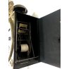 ANTICO OROLOGIO PENDOLO PIEGHEVOLE COMTOISE MORBIER PARETE CARICA a CHIAVE '800