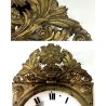 ANTICO OROLOGIO PENDOLO PIEGHEVOLE COMTOISE MORBIER PARETE CARICA a CHIAVE '800