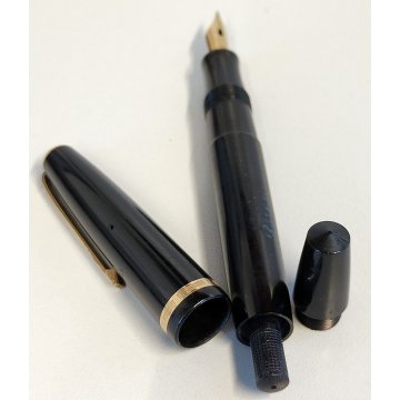ANTICA PENNA STILOGRAFICA Tabo V anni 40 NIB Osmiridio ORO 14k OLD FOUNTAIN PEN