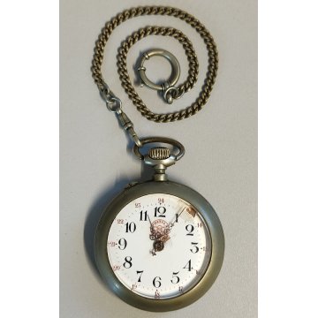 ANTICO OROLOGIO TASCA Postala Patent EPOCA 1900 OLD POCKET WATCH montre de poche