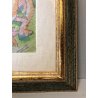QUADRO ASTRATTO L. Crepaldi DISEGNO PENNARELLO NUDO STUDIO FIGURE FEMMINILI 1998