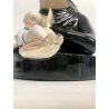 ANTICA SCULTURA CERAMICA Lenci Torino BUSTO MADONNA BAMBINO GESU NATIVITA' DECO'
