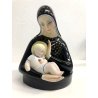 ANTICA SCULTURA CERAMICA Lenci Torino BUSTO MADONNA BAMBINO GESU NATIVITA' DECO'