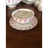 Set PIATTI VINTAGE 12 pers PORCELAIN Limoge Georges Boyer BAGATELLE DECORO ROSE