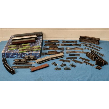 GRANDE LOTTO binari vagoni RIVAROSSI Lima FLEISCHMANN scala H0 trenino VINTAGE