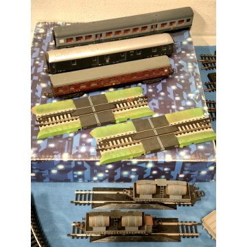 GRANDE LOTTO binari vagoni RIVAROSSI Lima FLEISCHMANN scala H0 trenino VINTAGE