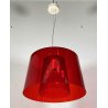 LAMPADARIO PEDRALI SOSPENSIONE L001S/BA ROSSO LAMPADA DESIGN METACRILIATO