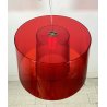 LAMPADARIO PEDRALI SOSPENSIONE L001S/BA ROSSO LAMPADA DESIGN METACRILIATO