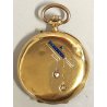 ANTICO OROLOGIO TASCA Monachina ORO 18k GUILLOCHE taschino OLD POCKET WATCH 1800