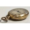 ANTICO OROLOGIO TASCA Monachina ORO 18k GUILLOCHE taschino OLD POCKET WATCH 1800