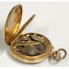 ANTICO OROLOGIO TASCA Monachina ORO 18k GUILLOCHE taschino OLD POCKET WATCH 1800
