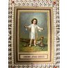 antico SANTINO MERLETTATO Holy card CANIVET Gesu Bambino RELIGIOSO JESUS CHRIST