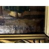 ANTICO QUADRO DIPINTO OLIO SCENA GENERE INTERNO MESTRIERE CALZOLAIO CIABATTINO