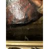 ANTICO QUADRO DIPINTO OLIO SCENA GENERE INTERNO MESTRIERE CALZOLAIO CIABATTINO
