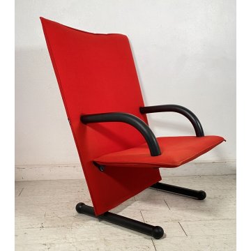 POLTRONA DESIGN ARFLEX Burkhard Vogtherr MOD T-LINE ANNI 80 VINTAGE ARMCHAIR OLD