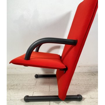 POLTRONA DESIGN ARFLEX Burkhard Vogtherr MOD T-LINE ANNI 80 VINTAGE ARMCHAIR OLD