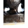 SCULTURA BRONZO V. Aurisicchio  "Scugnizzi" BASAMENTO MARMO ITALIA NAPOLI '800