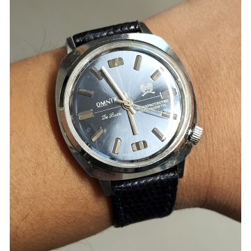 OROLOGIO POLSO Omnia De Luxe MECCANICO Swiss Made VINTAGE WRIST WATCH montre