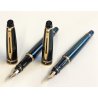 WATERMAN Expert MK1 2 pz. PENNA STILOGRAFICA Nero e Verde VINTAGE FOUNTAIN PEN