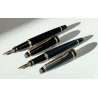 WATERMAN Expert MK1 2 pz. PENNA STILOGRAFICA Nero e Verde VINTAGE FOUNTAIN PEN