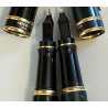 WATERMAN Expert MK1 2 pz. PENNA STILOGRAFICA Nero e Verde VINTAGE FOUNTAIN PEN